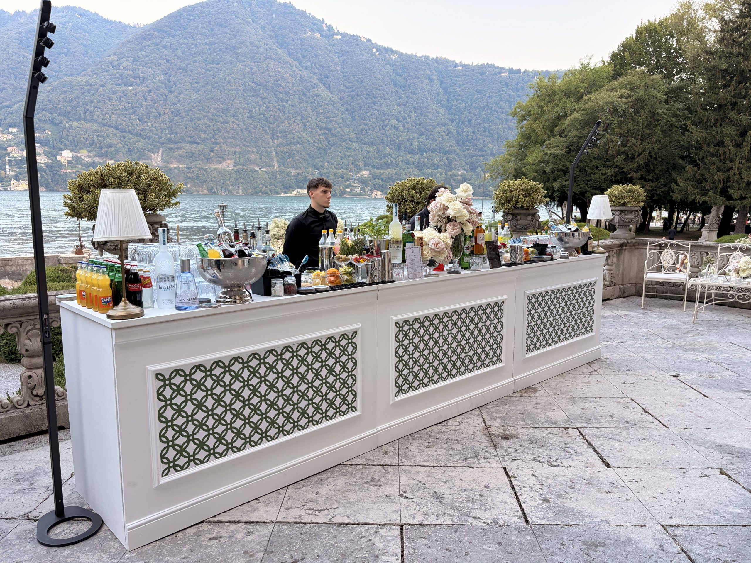 Luxury Bar Catering Lake Como Villa Erba Open Bar Night